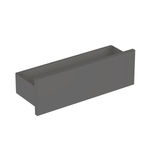 Estante de pared Geberit Smyle: 45x14.8x15cm, Cuerpo: lava/revestido en polvo mate, Frontal: lava/lacado mate
